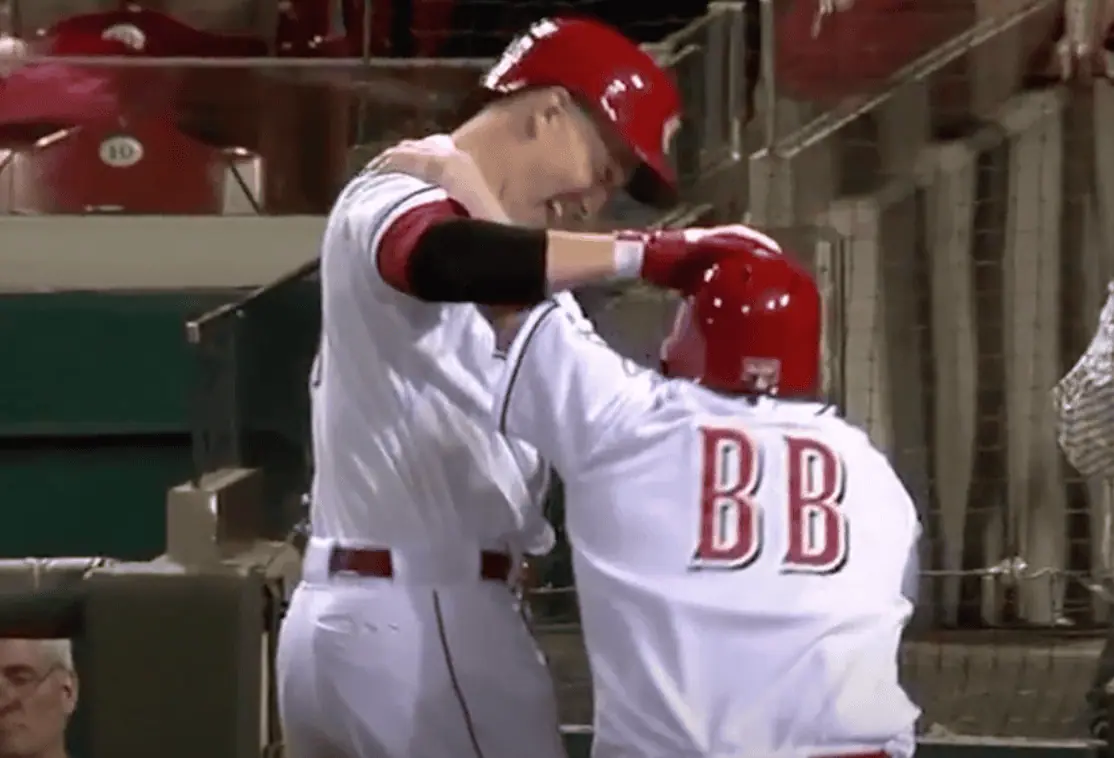 Heartwarming moment of Todd Frazier and Ted Kremer, showcasing humanity in baseball.